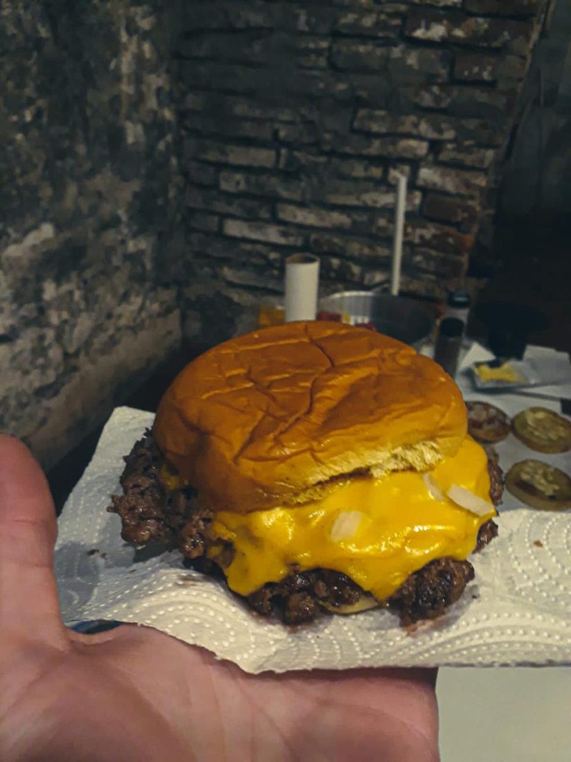 Cheeseburger de la casa